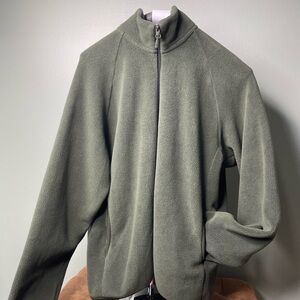 Uniqlo Dark Green Fleece Jacket